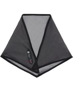 Lanvin Silk Organza Triangle Scarf - Black