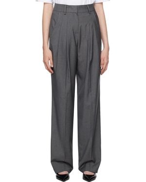 Frankie Shop Gelso Pleated Pants - Black