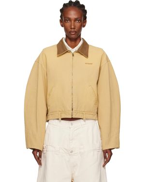 we11done Washed Work Jacket - Natural
