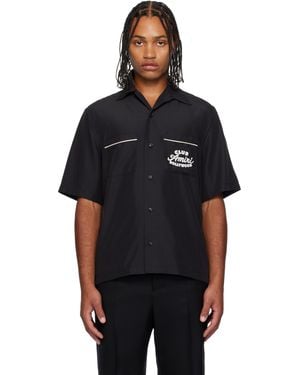 Amiri 'Club Camp Shirt - Black