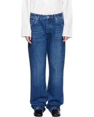 Studio Nicholson Barra Denim Jeans - Blue