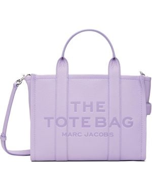 Marc Jacobs 'The Leather Medium' Tote - Purple