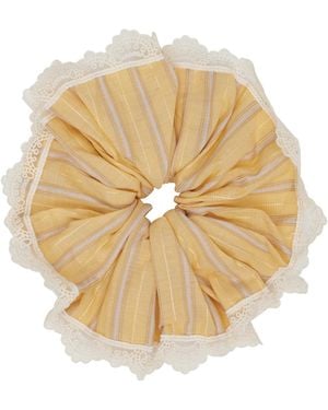 Anna Sui Lace Scrunchie - Metallic
