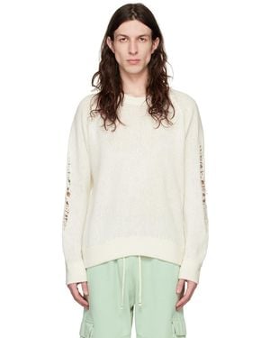 Les Tien Off- Distressed Jumper - Multicolour