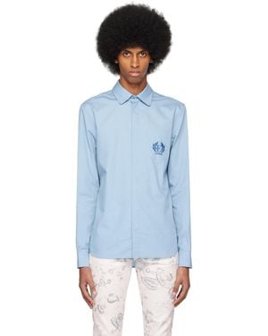 Erdem Blue Luke Shirt