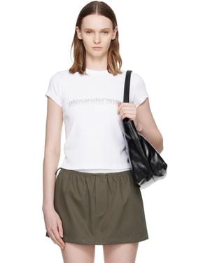 Alexander Wang Hotfix Graphic Baby T-shirt - White