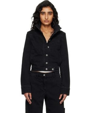Courreges Reedition Denim Jacket - Black