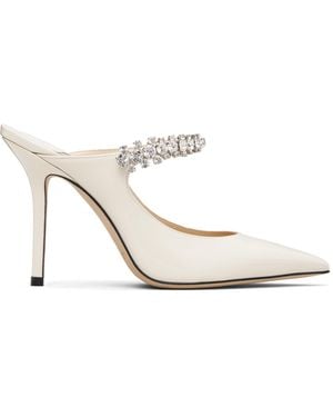 Jimmy Choo Ssense Exclusive Off- Bing 100 Heels - Black