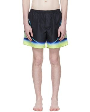 CASABLANCA Sporchid Printed Shorts - Black