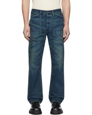 RRL Vintage 5-Pocket Canfield Jeans - Blue