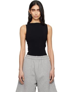 Entire studios Boat Neck Top - Black
