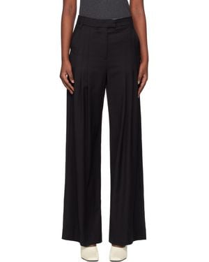 REMAIN Birger Christensen Wide Suiting Trousers - Black