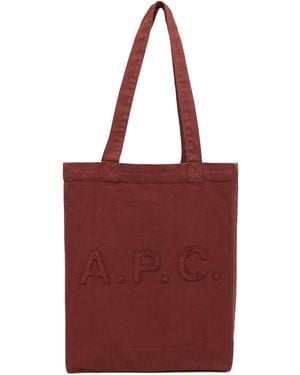 A.P.C. Lou Tote - Red