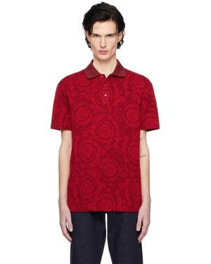 Versace Barocco Polo - Red