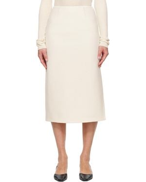 Rier Walker Midi Skirt - Natural