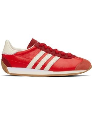 adidas Originals Country Og Tennis Sneakers - Red