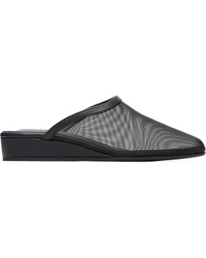 Ancient Greek Sandals 'The Wedge' Mules - Black