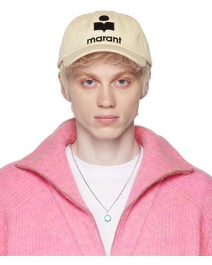 Isabel Marant ホワイト Tyron キャップ - ピンク