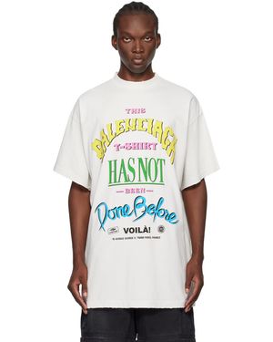 Balenciaga Off- 'Not Been Done' T-Shirt - Multicolour
