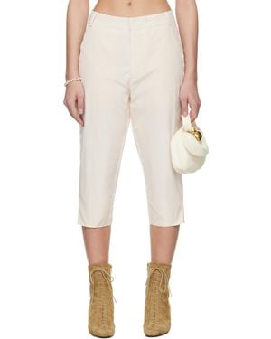 Renaissance Renaissance Ssense Exclusive Bridal Capsule Capri Leggings - White