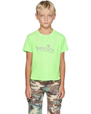 ERL キッズ｜グリーン Venice Tシャツ