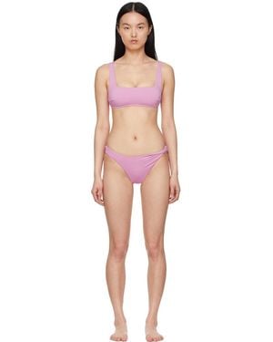 Bondi Born Purple Aria & Tiarne Bikini - Black