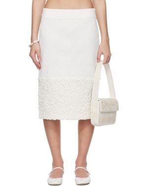 Super Yaya Ssense Exclusive Bridal Capsule Nadine Miniskirt - White
