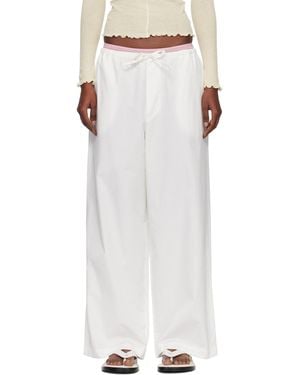 Baserange Kolla Lounge Pants - White