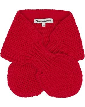 YMC Écharpe Rouge