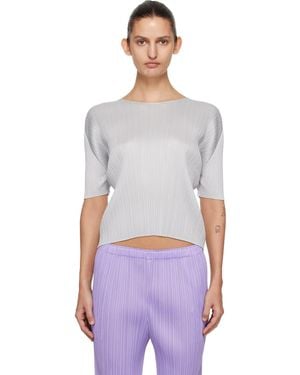 Pleats Please Issey Miyake Monthly Colours April T-Shirt - Purple