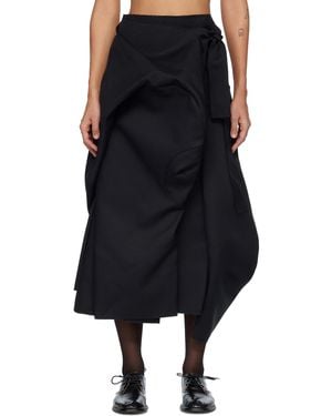 Comme des Garçons Long Maxi Skirt - Black