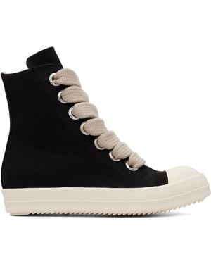 Rick Owens Tower Jumbolace Sneaks Trainers - Black