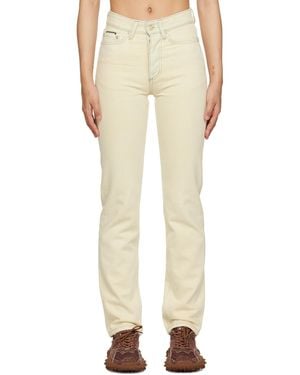 Eytys Off-white Orion Jeans - Natural