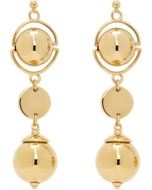 A.P.C. . Gold Justine Earrings - Metallic