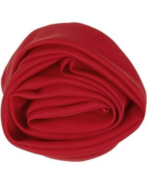 Sandy Liang Fiore Hair Clip - Red