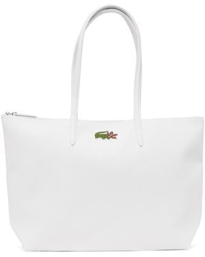 Lacoste White Stranger Things Shopping Tote