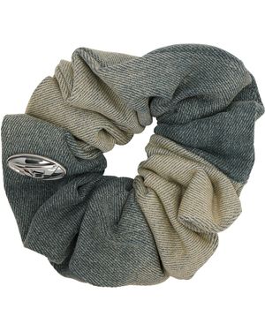 DIESEL Bangle Denim Scrunchie - Green