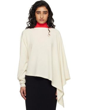 Jil Sander Knit Large Bib Dickey - Black