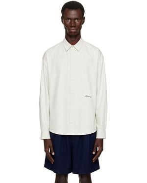 Jacquemus Khaki 'The Simon' Shirt - White