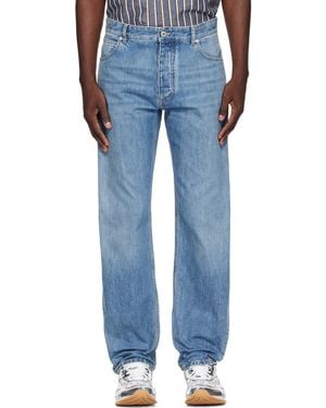 Bottega Veneta Washed Denim Jeans - Blue
