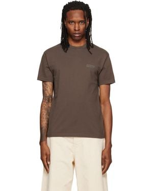 Givenchy Paris' Gros Grain Cotton T-Shirt - Brown