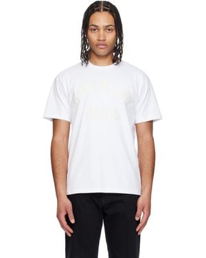 Givenchy Cotton Paris' Embroidery T-Shirt - White