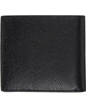 Thom Browne Pebble Grain Bifold Wallet - Black