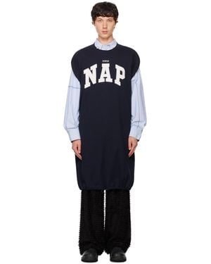 メンズ Doublet ネイビー Neck Pillow フーディ ブラック | Lyst