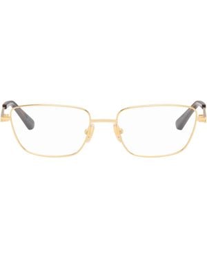 Bottega Veneta Rectangular Ribbon Glasses - Metallic