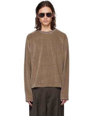 mfpen Striped Jumper - Brown