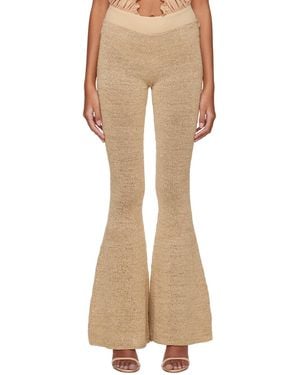 Magda Butrym Flared Pants - Natural