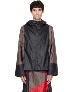 Kiko Kostadinov Tomelilla Stripe Jacket - Black