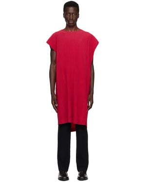 Homme Plissé Issey Miyake Plissé Vest - Red