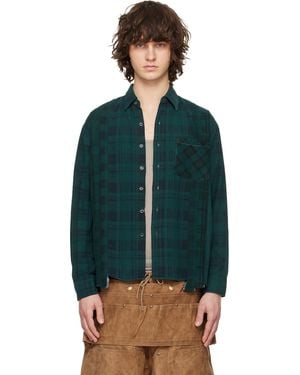 Needles Flannel 7 Cuts Shirt - Blue